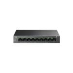 TP-lINK LS109P Switch 9 porturi 10/100Mbps, 8Porturi POE, Buget POE: 63W, AUTO Negotiation, AUTO MDI/MDIX, fara ventilator, Montaj: perete, Birou, Dimensiuni; 171×98×27 mm, Switching Capacity: 1.8 Gbps, Packet Forwarding Rate: 1.3392 Mpps