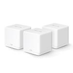 Mercusys Halo H60X(3-pack) Whole mesh Wi-Fi6 system, AX1500, Dual-band, Standarde wireless: IEEE 802.11ax/ac/n/a 5 GHz, IEEE 802.11n/b/g 2.4 GHz, Viteza wireless: 1201 Mbps on 5 GHz, 300 Mbps on 2.4 GHz, Dimensiuni:88 × 88 × 88 mm, Interfata: 3 x 10/100/1