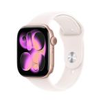 Apple Watch Series 11 GPS 46mm Rose Gold Aluminium Case with Light Blush Sport Band - M/L