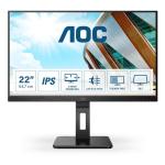 MONITOR AOC 22P2Q 21.5 inch, Panel Type: IPS, Backlight: WLED, Resolution: 1920 x 1080, Aspect Ratio: 16:9,  Refresh Rate:75Hz, Resp onse time GtG: 4 ms, Brightness: 250 cd/m², Contrast (static): 1000:1, Contrast (dynamic): 50M:1, Viewing angle: 178/178, 