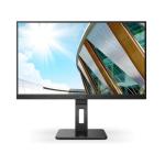 MONITOR AOC U27P2CA 27 inch, Panel Type: IPS, Backlight: WLED, Resolution: 3840 x 2160, Aspect Ratio: 16:9,  Refresh Rate:60Hz, Resp onse time GtG: 4 ms, Brightness: 350 cd/m², Contrast (static): 1000:1, Contrast (dynamic): 50M:1, Viewing angle: 178/178, 