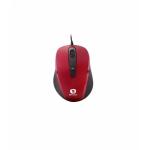 Mouse Serioux cu fir, optic, Pastel 3300, 1000dpi, rosu, ambidextru, blister, USB