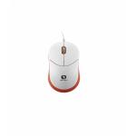 Mouse Serioux cu fir, optic, Rainbow 680, 1000dpi, rosu, ambidextru, blister, mini, USB