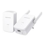 Kit Powerline Wi-Fi Gigabit MERCUSYS, Wi-Fi de 300 Mbps 2.4Ghz, tehnologie AV2, AV1000, pana la 1000 Mbps, RJ-45 x 1 porturi 10/100/1000 Mbps, 2 buc, 