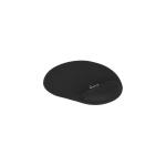 MediaRange Ergonomic mouse pad with gel wrist support, black 