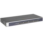 Netgear XS716E ProSAFE 10-Gigabit Ethernet Web Managed (Plus) Switch 16 x 10-Gigabit Copper with one combo copper/SFP+ Fiber port (Web Managed)