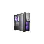 PC Chassis COOLER MASTER MasterBox MB500, without PSU, Black, Steel, Plastic, Tempered Glass, ATX, 2x3.5