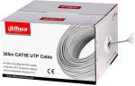 Cablu UTP CAT5E 305m; Alimentare PoE: maxim 160m, conductor: 0.45* 4P0.005mm; material: 99.9% OFC (Oxygen Free Copper); Dimensiuni: 360mmx360mmx220mm; Greutate: 8.6kg;