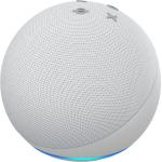 SmartGadget Amazon Echo Dot (4th Gen) Smart speaker with Alexa (usa) + EU adapter included  Glacier White, 