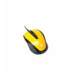 Mouse Serioux cu fir, optic, Pastel 3300, 1000dpi, galben, ambidextru, blister, USB
