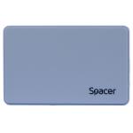 RACK extern SPACER, pt HDD/SSD, 2.5 inch, S-ATA, interfata PC USB 3.0, plastic, Bleu, 