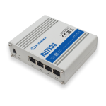 TELTONIKA RUTX08 Industrial router 1x WAN 3x LAN 1000 Mb/s VPN