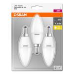 3 Becuri LED Osram Base Classic B, E14, 5.5W (40W), 470 lm, lumina calda (2700K)