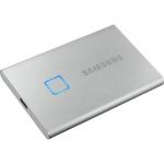SSD Extern Samsung T7 Touch portabil, 1TB, Silver, USB 3.1