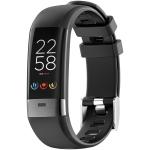 Smart Band, colorful 0.96inch TFT, ECG+PPG function,  IP67 waterproof, multi-sport mode, compatibility with iOS and android, battery 105mAh, Black, host: 55*19.5*12mm, strap: 18wide*240mm, 24g