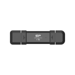 SILICON POWER DS72 250GB USB-A USB-C 1050/850 MB/s External SSD Black