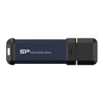 SILICON POWER MS60 500GB USB 3.2 Gen2 600/500 MB/s External SSD Blue