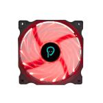 VENTILATOR SPACER PC Silent 120x120x25 mm,  RED light, Hydraulic Bearing, 34CFM, conector 3-pin 