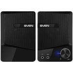 SVEN 248 USB-powered (2x3W); Headphone front jack, AUX; Front power button and the volume control