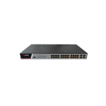 Switch 24 porturi POE Gigabit, Hikvision DS-3E2528P, Full Managed, 24  x Gigabit Poe electrical ports si 4 x Gigabit combo ports, Switching Capacity 336 Gbps, Packet Forwarding Rate 51 Mpps,putere POE 370 W, maxim 30W per port, Software Function: Device M