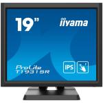 IIYAMA Monitor LED T1931SR-B1S 5:4 TOUCH 1280x1024 250cd 5ms serial resistive VGA HDMI DP Speakers