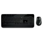 Kit tastatura + mouse Microsoft 2000, Wireless, negru
