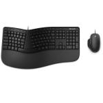Kit tastatura + mouse Microsoft Ergonomic for Business, negru