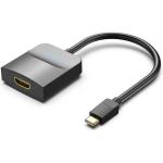Convertor video Vention, USB Type-C(T) la HDMI(M), 0.15m, rezolutie maxima 4K la 30Hz, conectori auriti, invelis PVC si ABS, negru, "TDCBB" (timbru verde 0.18lei) -  6922794746121