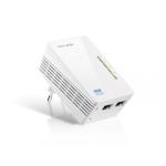 TP-Link, Adaptor PowerLine 300Mbps, Extender Wireless N300, HomePlug AV ,2 porturi 10/100Mbps, Plug and Play, WiFi Clone