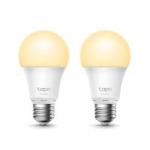 TP-Link Tapo L510E Smart bulb White 2 PACK, Yellow Wi-Fi, Dimmable, E27, Wi-Fi Protocol IEEE 802.11b/g/n, Wi-Fi Frequency 2.4 GHz Wi-Fi, 220–240 V, 50/60 Hz, 73 Ma, 806 lumens, 2,700 K, 8.7 W.