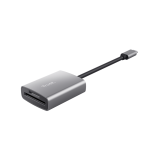 Cardreader USB-C Trust Dalyx Fast, carduri compatibile micro-SD, SD, gri