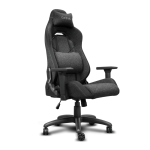 Scaun gaming Trust GXT 723 Ruya Comfortable, 5 roti, ridicare pe gaz clasa 4, adjustabil pe inaltime, material elastic fabric, greutate maxima suportata 150 kg, negru