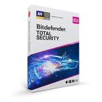Licenta retail Bitdefender Total Security - protectie anti-malwarecompleta pentru Windows, macOS, iOS si Android, valabilapentru 1 an, 3 dispozitive, new