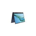 Laptop ASUS Zenbook 14 Flip 13.3-inch, UP5302ZA-LX084W, 2.8K (2880 x 1800) OLED 16:10 aspect ratio, Intel® Core™ i7-1260P Processor 2.1 GHz (18M Cache, up to 4.7 GHz, 4P+8E cores), 16GB LPDDR5 on board,1TB M.2 ,Windows 11 Home