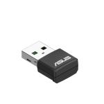 Asus USB-AX55 nano, Dual Band AX1800 USB WiFi nano adapter, 1201Mbps+ 574Mbps, Network Standard: IEEE 802.11a, IEEE 802.11b, IEEE 802.11g, WiFi 4 (802.11n) WiFi 5 (802.11ac),WiFi 6 (802.11ax), interfata: 1 x USB 2.0