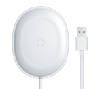 INCARCATOR wireless Baseus Jelly Qi 15W, compatibilitate smartphones si airpods, cablu Type-C la USB inclus, alb 