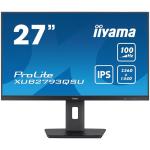 IIYAMA Monitor LED XUB2793QSU-B6 27” WQHD IPS 2560 x 1440 @100Hz 16:9 250 cd/m² 1300:1 1ms HDMI DP USB Hub 3.2, height, swivel, tilt, pivot (rotation both sides)