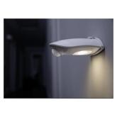 Aplica LED pentru exterior pe baterii 3xLR6 incluse, cu senzor de miscare si lumina Ledvance DOORLED DOWN, 1W, 4.5V, 40 lm, lumina neutra (4000K), IP54, 102x92x36mm, Alb