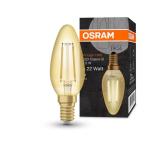 Bec LED Osram Vintage 1906 CLAS B, E14, 1.5W (12W), 120 lm, lumina calda (2400K), cu filament