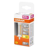 Bec LED Osram LINE, R7s, 6.5W (60W), 806 lm, lumina calda (2700K), 78mm, Ø29mm