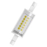 Bec LED Osram SLIM LINE, R7s, 7W (60W), 806 lm, lumina calda (2700K), 78mm, Ø20mm