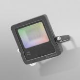 Proiector LED RGB inteligent Ledvance SMART+ WiFi Multicolour, 20W, 220-240V, 1600 lm, lumina calda (3000K), IP65/IK05, dimabil, 152 x125x28mm, aluminiu, Gri