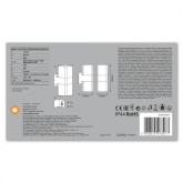 Aplica LED RGB pentru exterior Ledvance SMART+ Wifi Cube UpDown, 14W, 950 lm, lumina alba si color (3000K), IP44/IK03, 205x110x80mm, Gri inchis