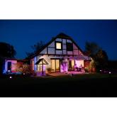 Aplica LED RGB pentru exterior Ledvance SMART+ Wifi Cube Wall, 10W, 500 lm, lumina alba si color (3000K), IP44/IK03, 116x110x80mm, aluminiu, Gri inchis