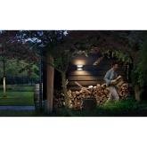 Aplica LED pentru exterior cu senzor de miscare Philips Herb, 6W (47W), 600 lm, lumina calda (2700K), IP44, 105x230x162mm, Inox