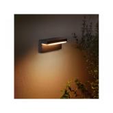 Aplica LED RGB pentru exterior Philips Hue Nyro, 13.5W (42W), 1000 lm, lumina alba si color (2000-6500K), IP44,88x254x101mm, Negru