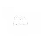 Aplica tip felinar LED RGB pentru exterior Philips Hue Attract, 8W (49W), 600 lm, lumina alba si color (2000-6500K), IP44, 182x224x251mm, Negru