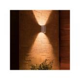 Aplica LED RGB pentru exterior Philips Hue Resonate UP&DOWN, 2x8W (98W), 1200 lm, lumina alba si color (2000-6500K), IP44, 93x120x180mm, Inox