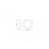 Aplica LED RGB pentru exterior Philips Hue Daylo, 15W (80W), 1050 lm, lumina alba si color (2000-6500K), IP44, 220x76mm, Negru