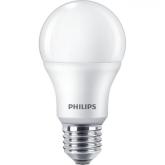 3 Becuri LED Philips A60, E27, 5.5W (40W), 470 lm, lumina calda (2700K), mat